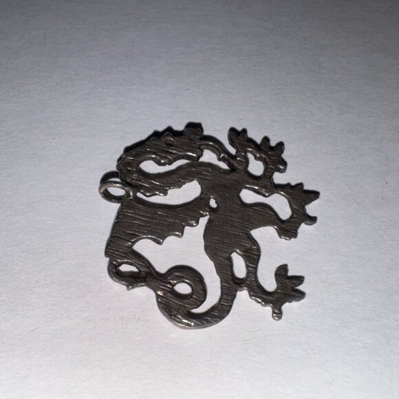 Sterling Silver Asian Dragon Pendant - Picture 10 of 16
